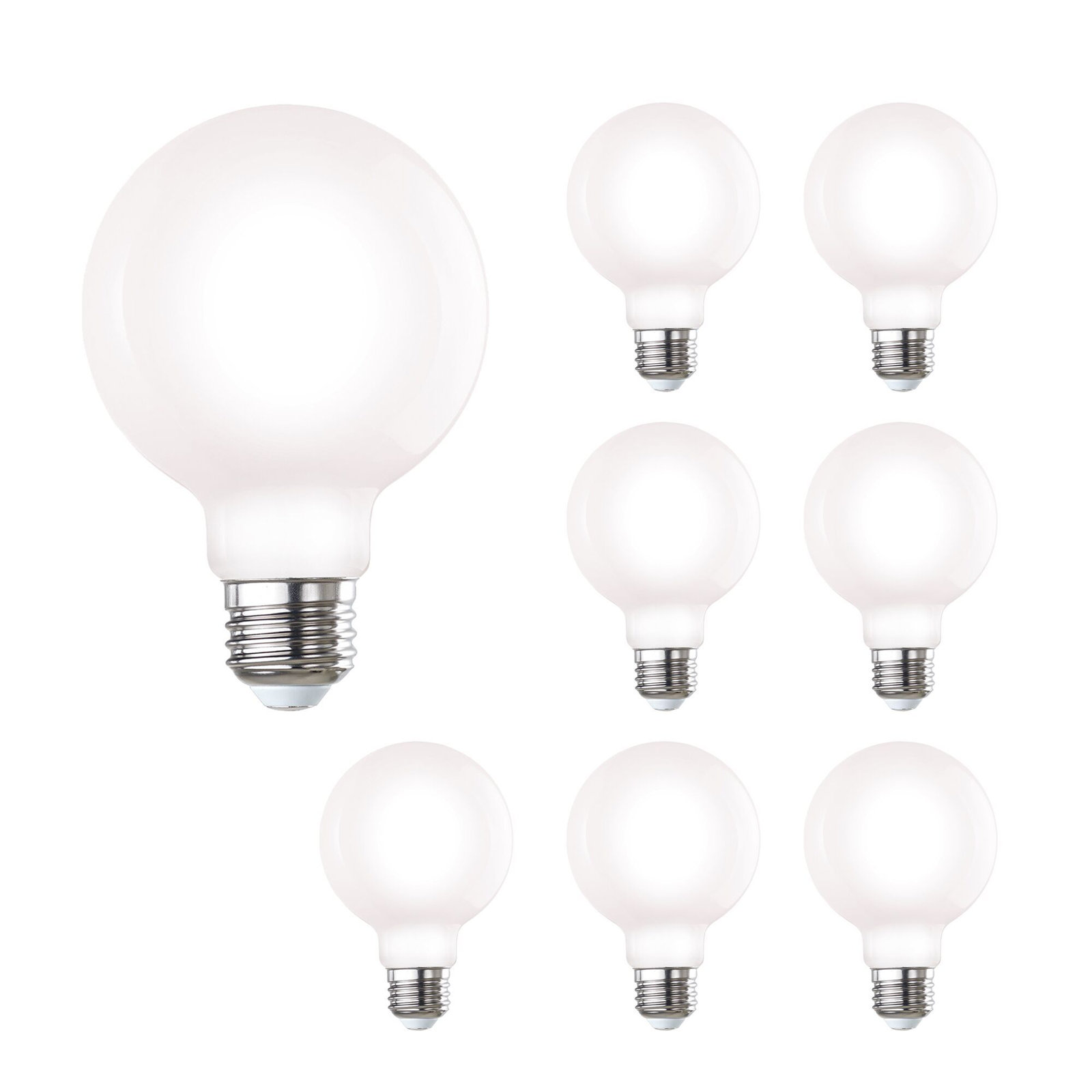 7.6W G25 LED Milky Dimmable Bulb