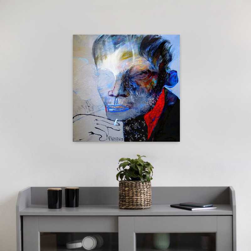 Art contemporain, art contemporain abstrait, H 18 po x l 18 po
