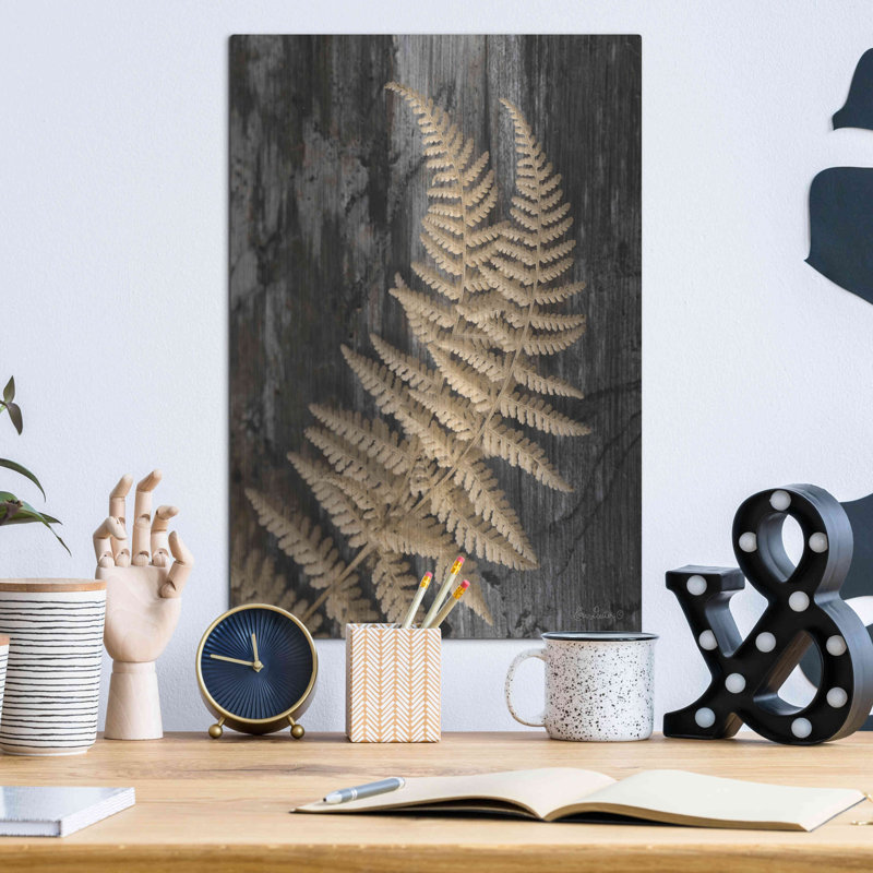 «Natural Gold Fern» par Lori Deiter, H 16 po x l 12 po