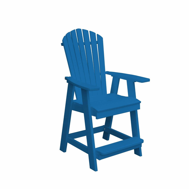  Chaise de comptoir Sunburst, Bleu