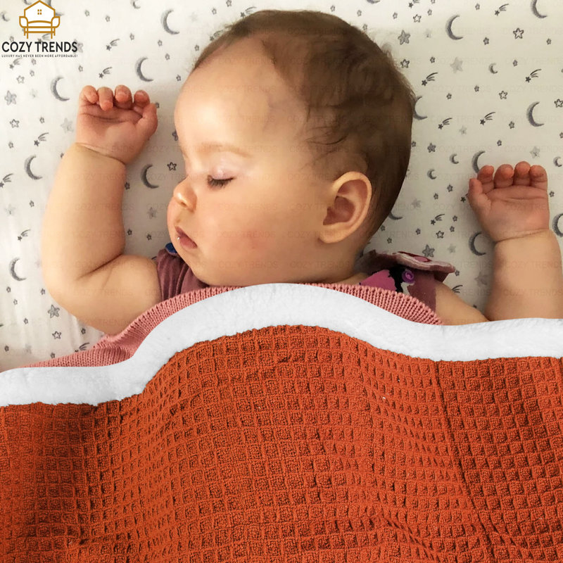 Couverture de bébé 100 % coton