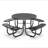 46-Inch Round Picnic Table With Umbrella Hole