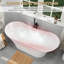 Baignoire profonde autoportante 69 po