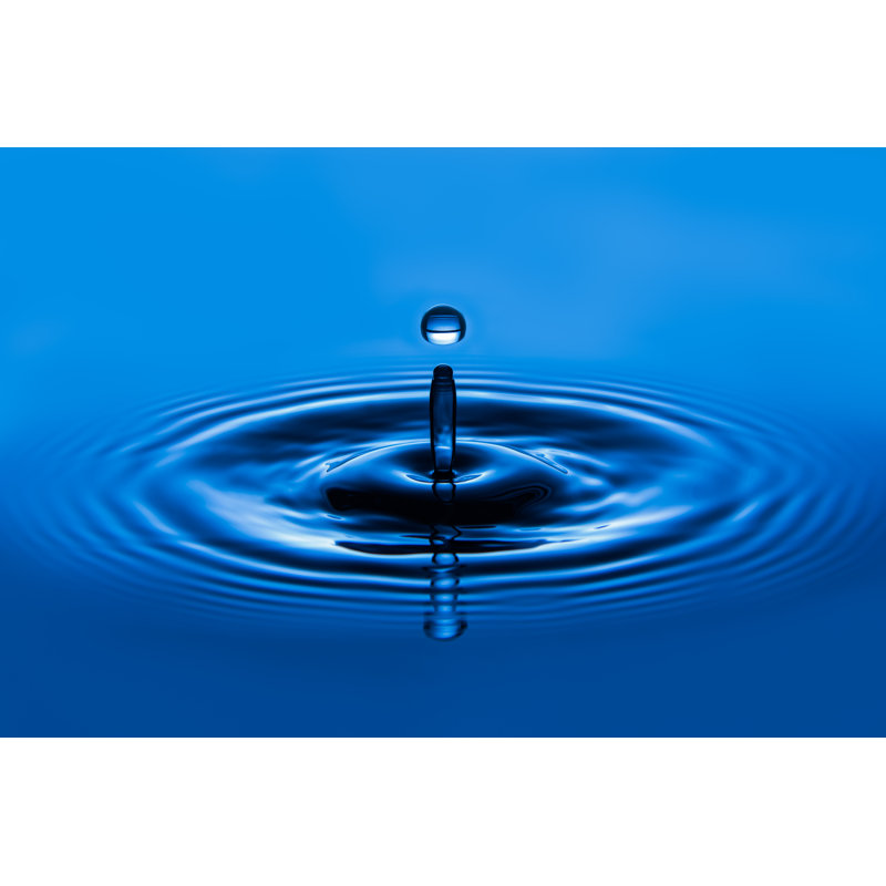 Water Drop - Wrapped Canvas Print, 51cm H x 76cm W x 3.8cm D