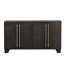Buffet en taupe avec rangement polyvalent et apparence attrayante pour une surface de vie accrue-734163955