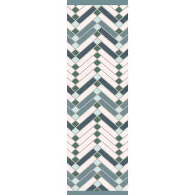 Wellow Cotton Geometric Indoor Rug