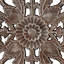Ensemble de 2 décorations murales en bois sculpté vieilli-644907819