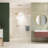56"-60"W X 70"H Frameless Shower Door, Sliding Shower Door, Premium 5/16"(8Mm) Thick Tempered Glass Shower Enclosure With Towel Bar ,Double Side Easy Clean Coat, Finished With Buffer
