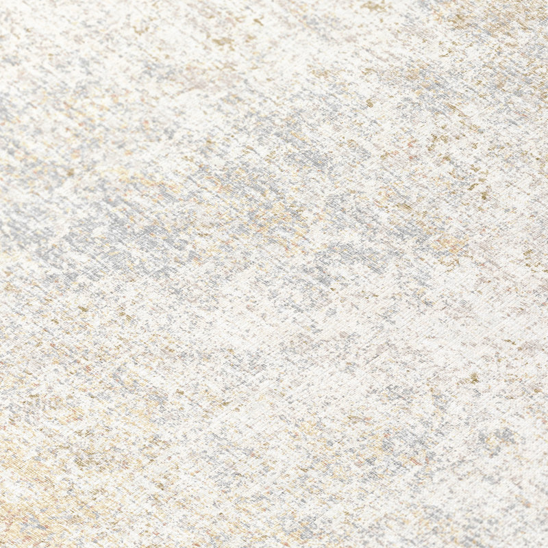 Chenille Abstract Indoor / Outdoor Rug, Round 8'