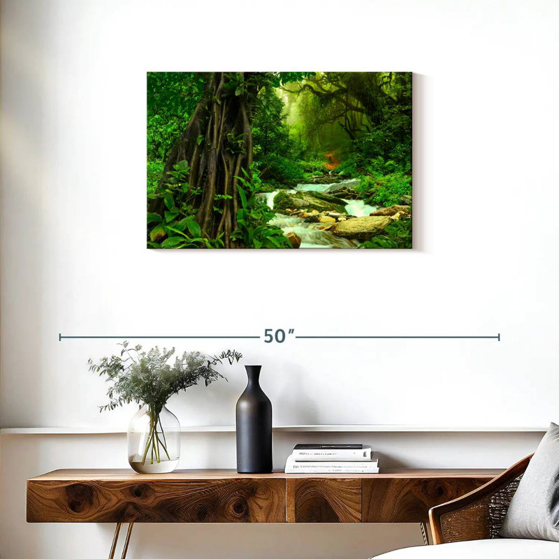 Enchanting Deep Rainforest, H 20 po x l 30 po