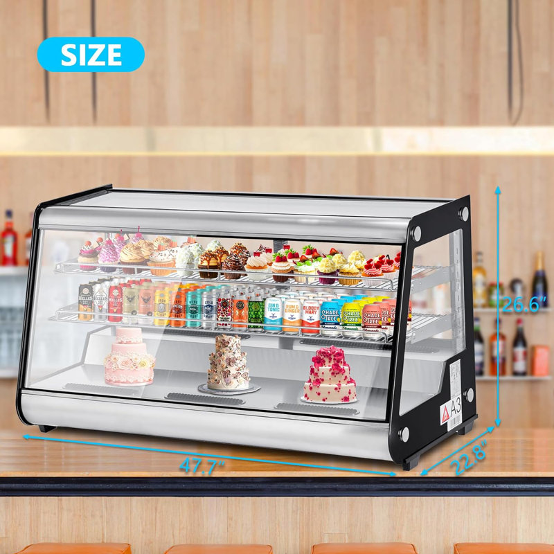 Yesurprise 230 Cubic Feet Refrigerated Display Case - 47.7''