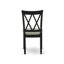 Ensemble de table de salle à manger 5 pièces pour 4 personnes comprenant une table de cuisine rectangulaire avec rallonge papillon et 4 chaises de salle à manger en tissu de lin, noir-1126426563-1126426560