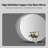 24" Round Led Bathroom Mirror, Dimmable Tri-color Light, Anti-fog, Hd Shatterproof Glass, Khaki Framed