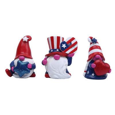 3Pcs Gnomes 4th Of July Decorations Independence Day Veterans Day Decorations And Handmades Ornaments Kitchen Tiered Tray