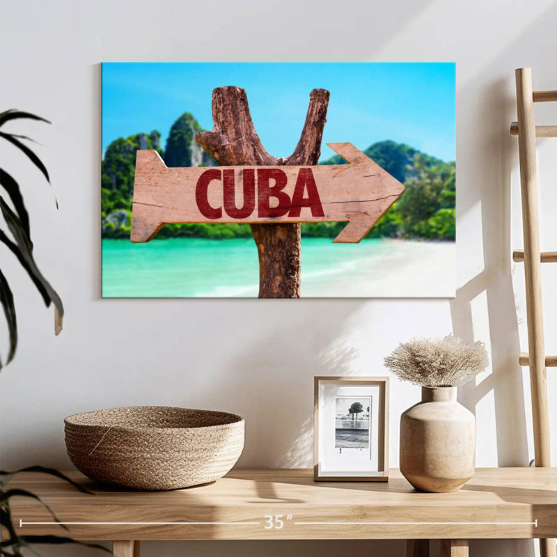 Panneau en bois Cuba Gillard, H 16 po x l 24 po