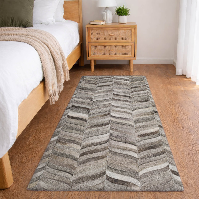 Tapis à chevrons de qualité supérieure lavable à la machine ADS106, Tapis de couloir 2 pi 3 po x 7 pi 6 po