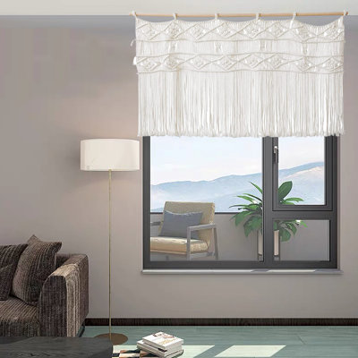 Décoration murale faite à la main tête de lit en macramé Macrame