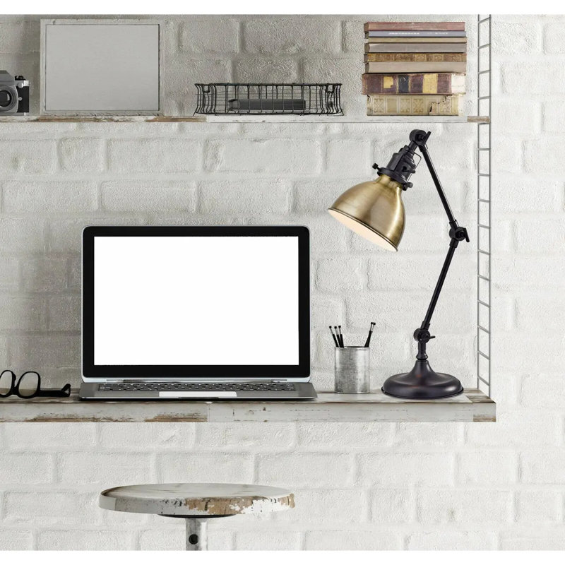 Lampe de bureau en bronze foncé 18 po Orrstown
