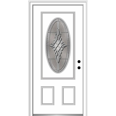 Porte d'entrée avant en fibre de verre Grace