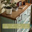 Buffet décoratif rétro en bois manufacturé