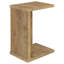 Table de bout Owea, rectangulaire, en bois de manguier brun, 16 po Owea
