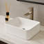 Lavabo vasque rectangulaire en céramique 16 "x 12" pour salle de bain Eleen