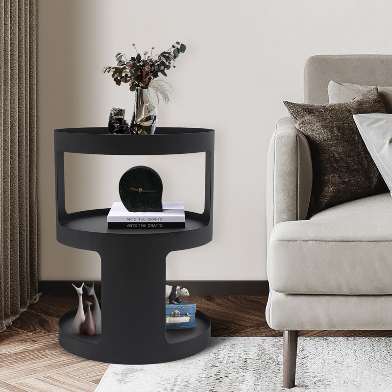Table de chevet moderne Fernow, Noir