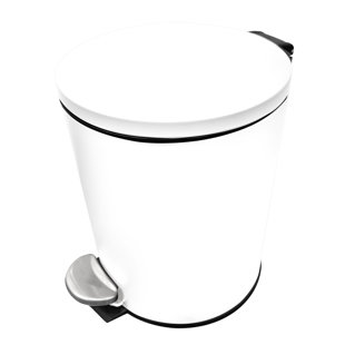 Stainless Steel Step On Kitchen Trash Can - 1.3 Gallons