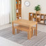 Reynoldsburg 4 - Person Solid Oak Dining Set