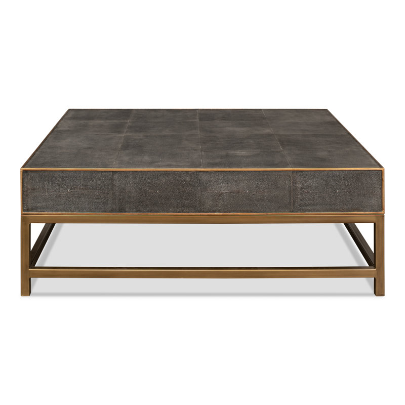 Shagreen Coffee Table, Gray