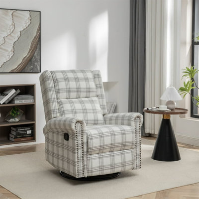 Jaq Upholstered Swivel Recliner