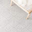 Tapis gris clair / ivoire Lorenco-1816045816