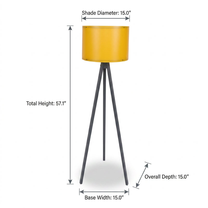 Lampe sur pied géométrique Valo