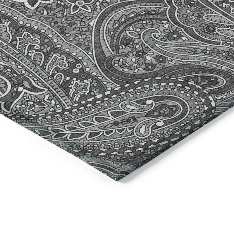 Tapis de porte d'extérieur antidérapant Itzayani, Rectangle 10 pi x 14 pi