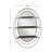 Devin Oval Mirror with Shelves
