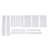 3-Layer White Modern Tipping Shoe Cabinet-1254794640