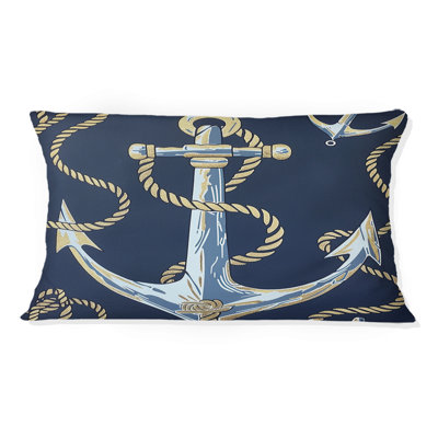 Coussin lombaire bleu et bleu