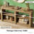 Side Table, Console Table, 3-Tier Entryway Table
