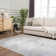 Gaeli Machine Washable Medallion Blue Area Rug