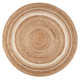 Elyse Round Handmade Jute/Sisal Tan/Ivory Area Rug