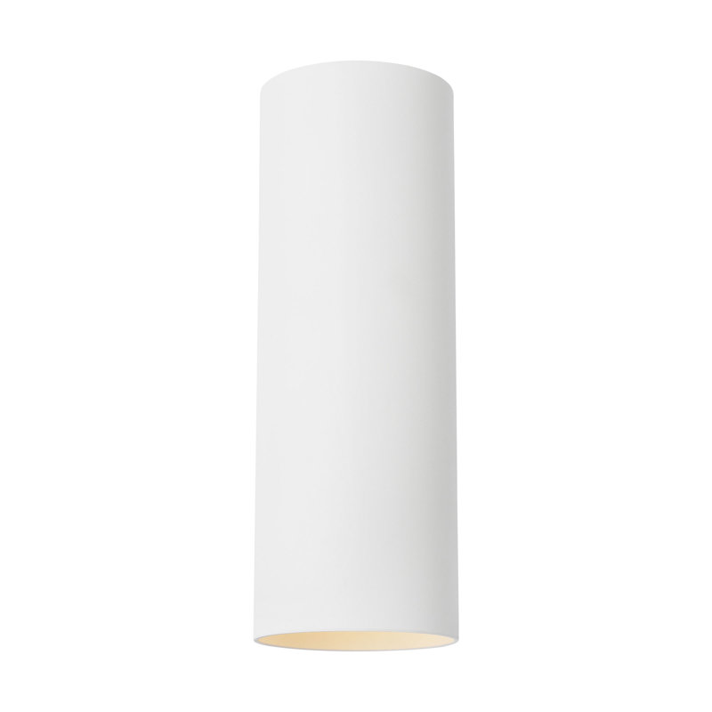 Windsor Sean Lavin Outdoor Cylinders Outdoor Fixture In Outdoor Textured White Finish With Outdoor Textured White Shade