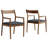 Solara Fabric Wood Dining Armchairs Set Of 2-105770584-105770582