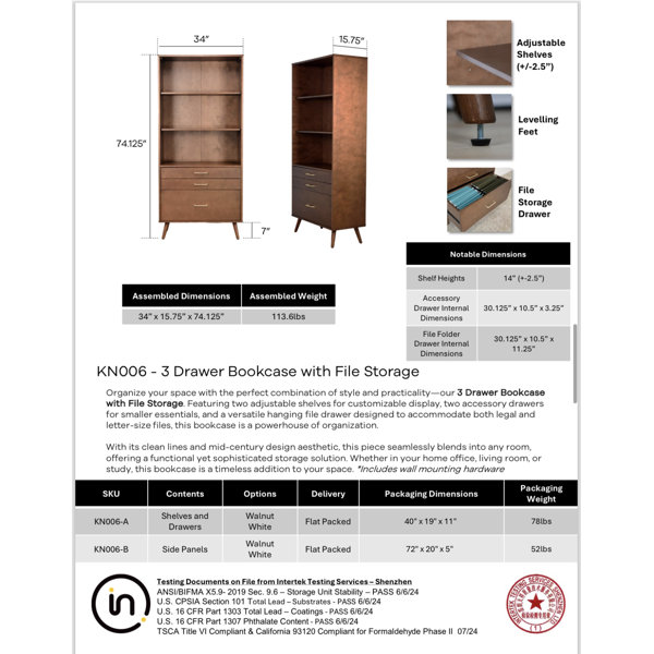 Product Dimensions