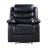 Eilbra Black Synthetic Leather Power Motion Recliner-1474537658