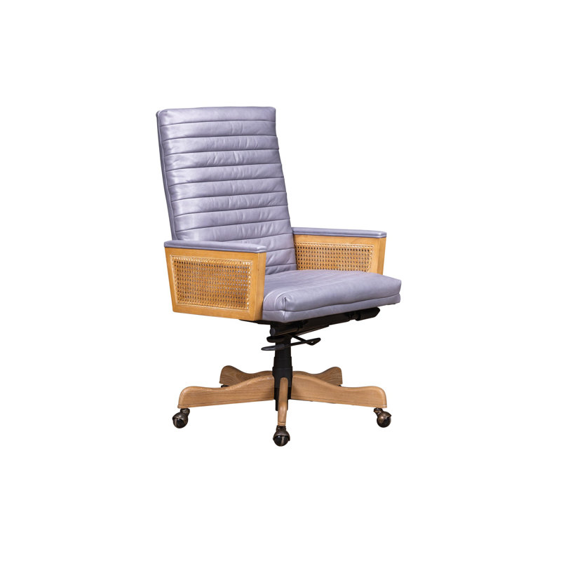 Montauk Executive Swivel Chair in Ashland Pearl, Anderson Pebble