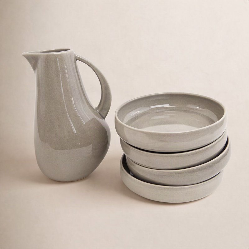 Borgen Stoneware Dinnerware Set - Service for 4, Desert