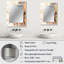 Minimalist Gold and Beige - Gold Modern Wall Mirror-239120804