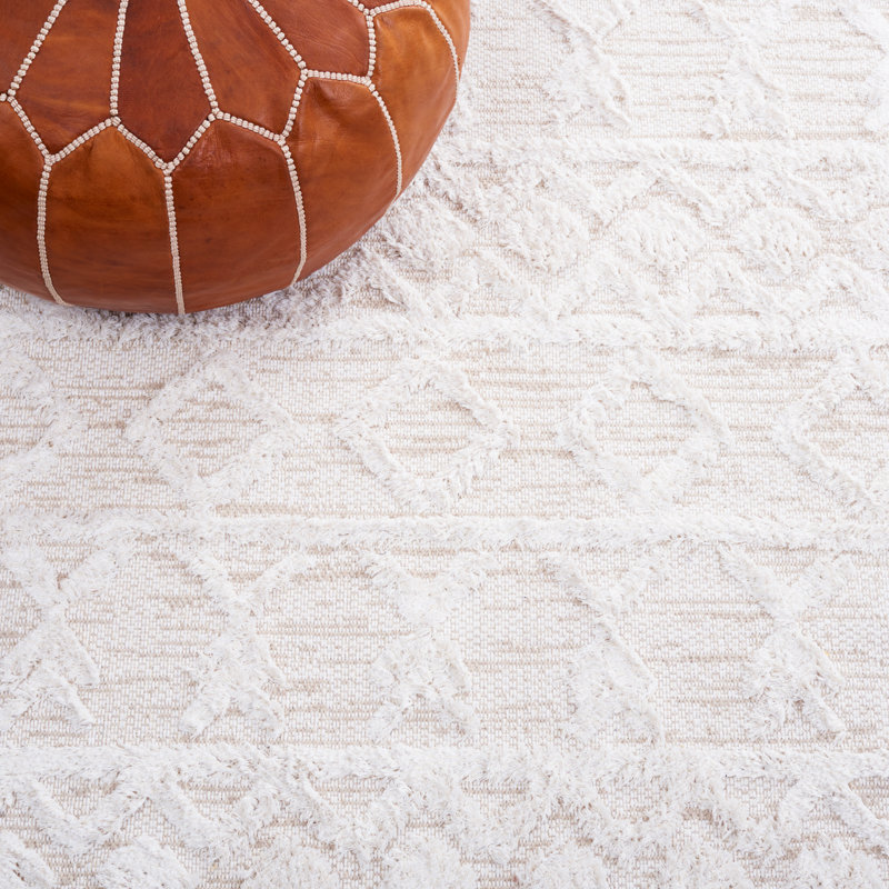 Abisoye Performance Geometric Rug, Rectangle 5' x 7'7"