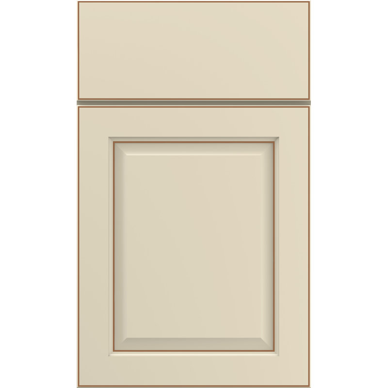 Dwelling Greystone Door Sample, Maple, Parchment w/Caramel Glaze