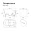 Baignoire de trempage autoportante 51 "x 28" 51-106764584